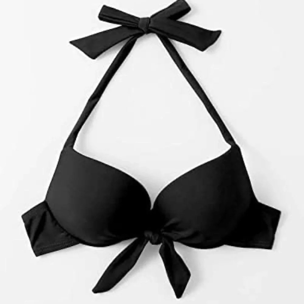 Women Underwire Push  Up Bikini Top Halter Swimsuit Top